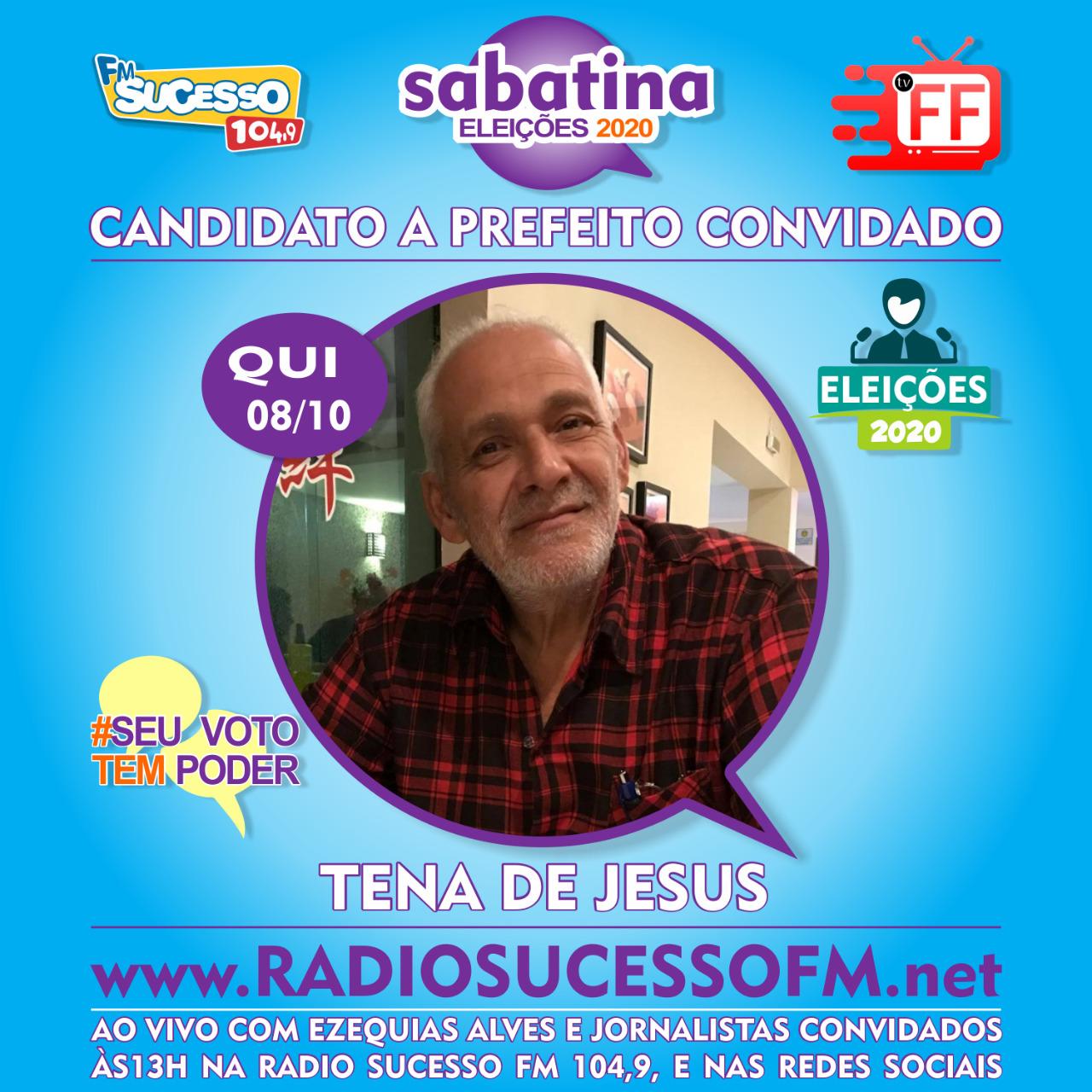Quarta de Sabatina na Rádio Sucesso 104,9 FM e TVFF  